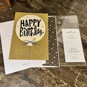 HALLMARK: Luxe Birthday Greeting Card ** 5 FOR $25 **